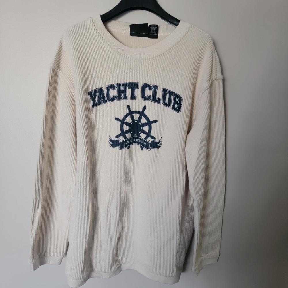 Pink Lily Ivory Corded Shirt